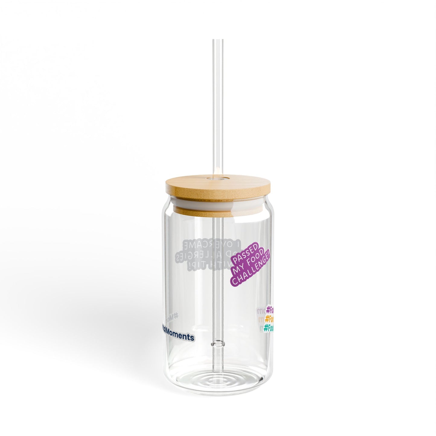 Remission Sticker Sipper Glass