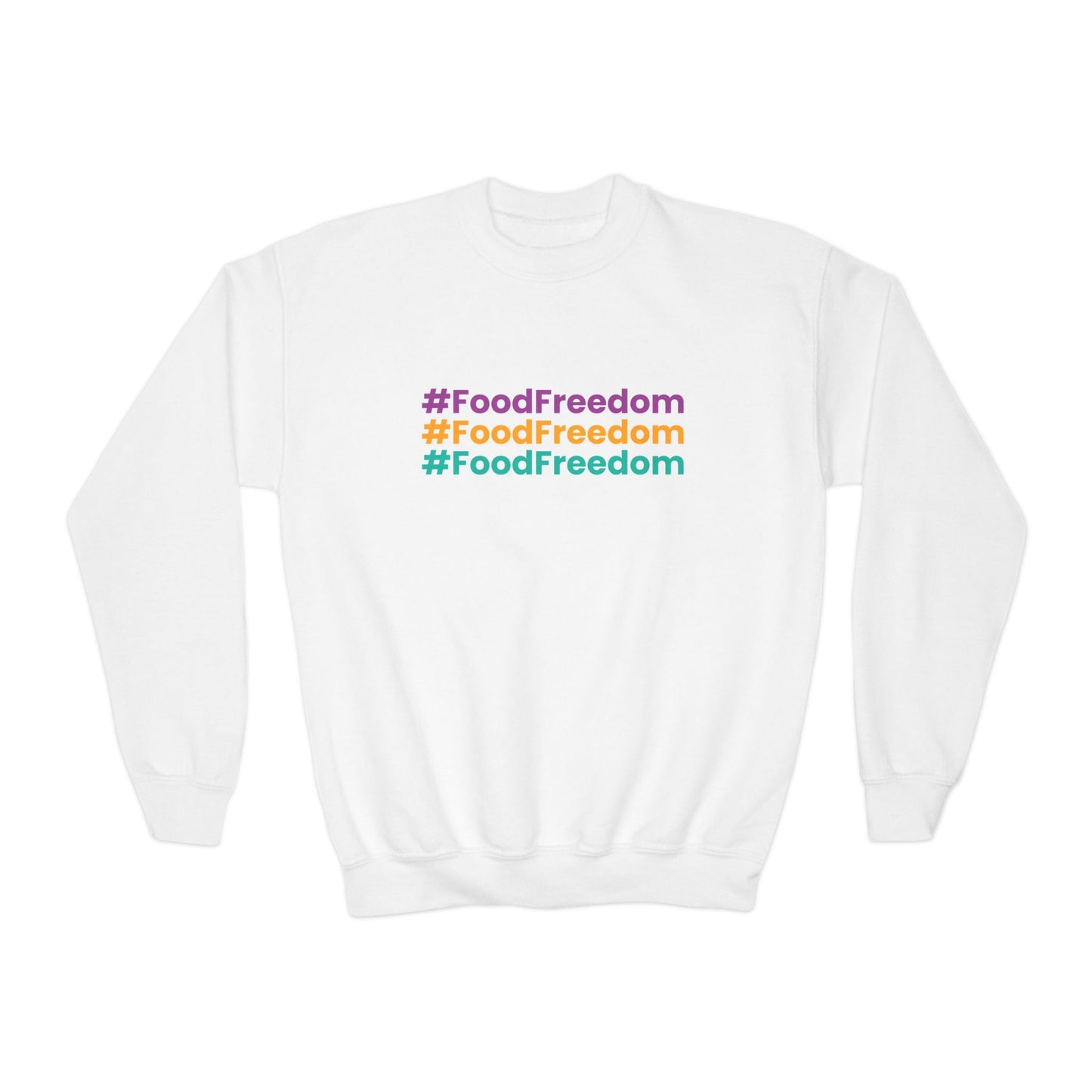 #FoodFreedom Youth Crewneck Sweatshirt