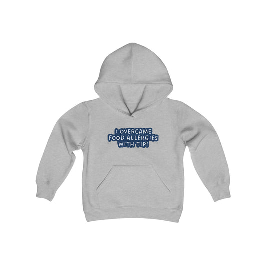 Overcame Food Allergies Youth Blend Hooded Sweatshirt