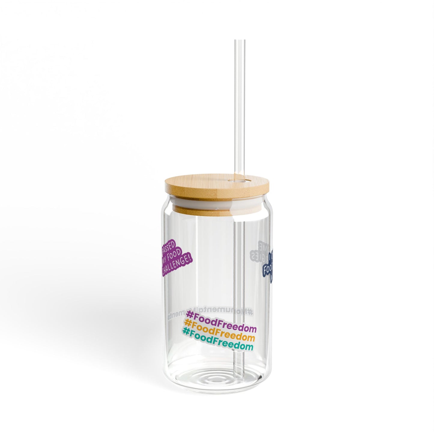 Remission Sticker Sipper Glass