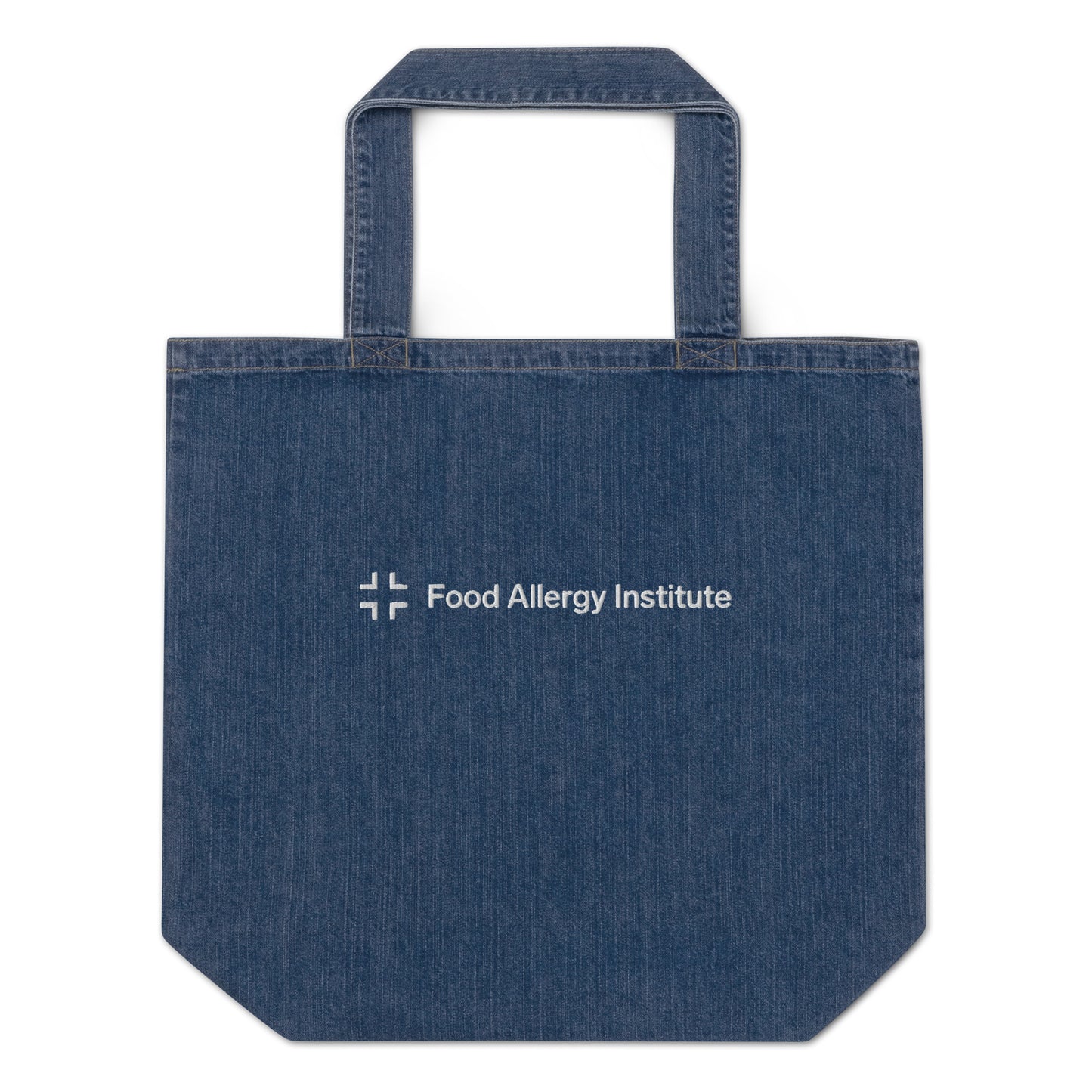 Food Allergy Institute Organic Denim Tote Bag