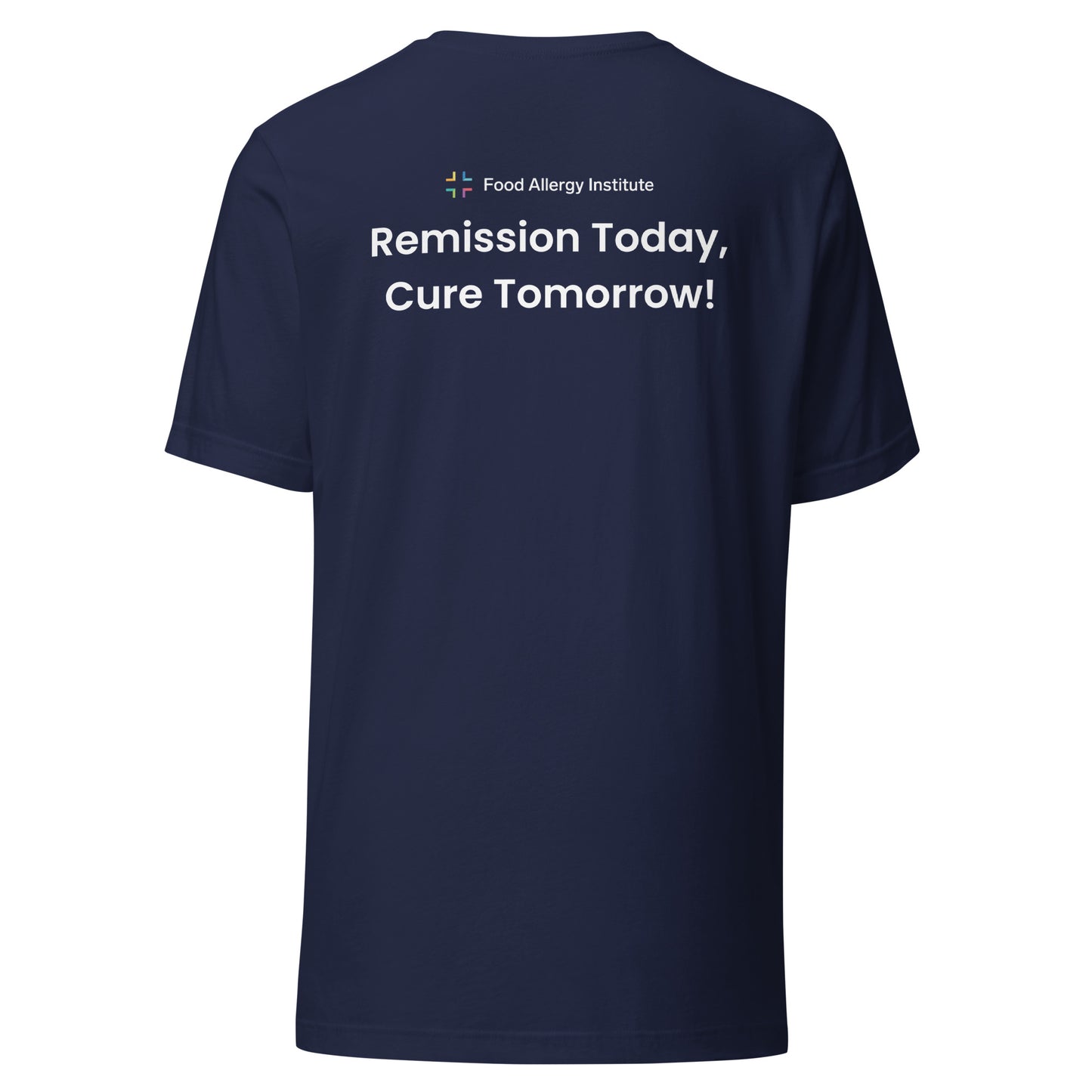 Remission Today Unisex Short Sleeve T-Shirt in Navy